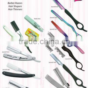 Barber Shaving razors, Hair thinning Razors for Salons