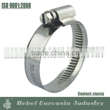 12mm Band Width 2-pcs Housing Perforated Band hose clamps