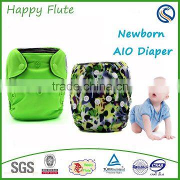 Happy Flute Cloth Baby Diapers Double Gusset newborn nappy