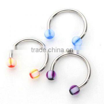 Beautiful Unique Cheap Fake Labret Rings Studs Nose Rings Eyebrow Rings CBR Body Piercing Jewelry