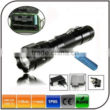 Waterproof Ultrafire Cree xm-l t6 Led Flashlight 502b High Power Police Flash Light