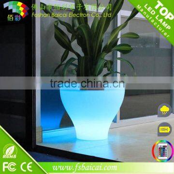 PE Material Illuminated Led Planters /light up Flower Pot/plastic Led Flower Pot photo-3