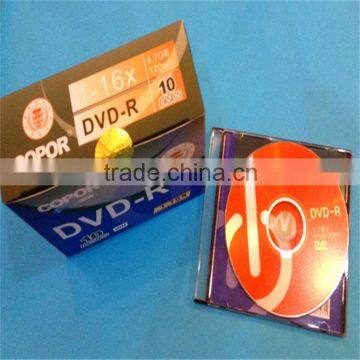 factory price dvd with A grade quality blank dvds