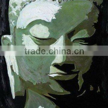 fx-0184 (buddha oil painting,religious,modern art oil painting)