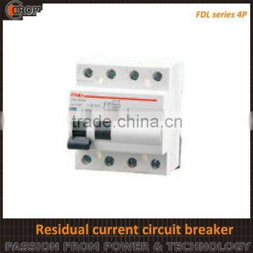 Residual current circuit breaker FDL series 4P