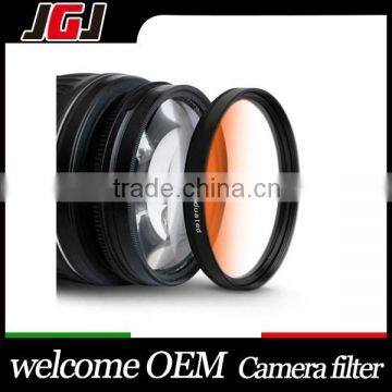 Custom Camera Filter 58mm Orange Graduated Color Lens Filter For Nikon D5300 For Canon 450D 50D For Sony A6000 A600