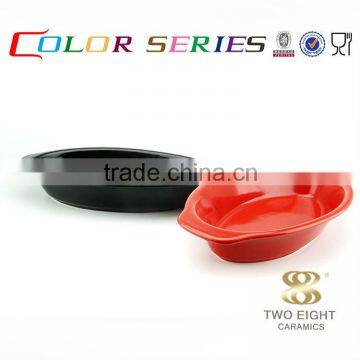 Korea stone cereal color bowl with handle black rice bowl