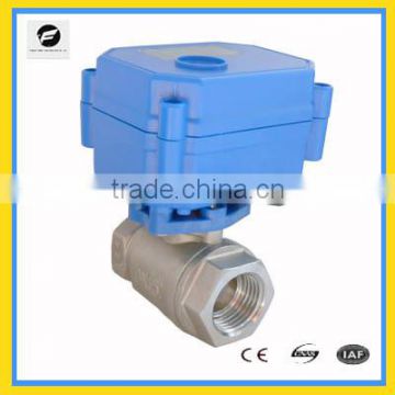 2way SS304 Electric Valve 2 way 3-way 5V,12V, 24V,110V, 220V