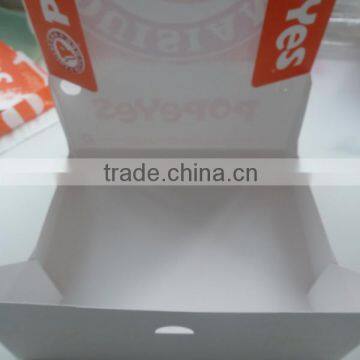 Food grade wihte kraft paper packaging box with handle                        
                                                                                Supplier's Choice