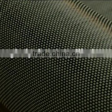 Golden twill hybrid fabric carbon aramid kevlar fabric for decoration