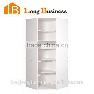 LB-HS1023 Wholesale White melamine Carcass Corner Kitchen Pantry Cabinet                        
                                                Quality Choice