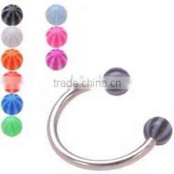 Fashion Piercing Jewerly,UV Circular Barbell