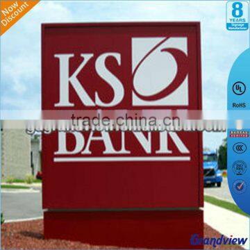 Outdoor Illuminated Monument Pylon Sign photo-3