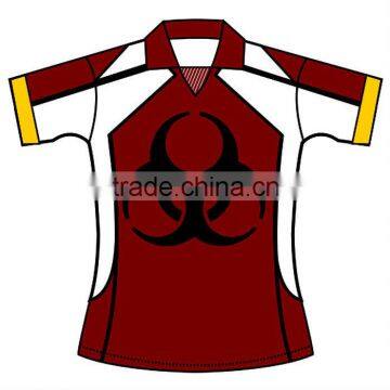 2015 Small Order Sublimation Printing Rugby Shirt Wholesale Rugby Jerseys photo-2