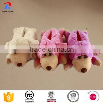 2016 cute animal lovely plush kids boots