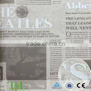 B210 Rotary Screen Foaming Non Woven Letter Wallpaper photo-2