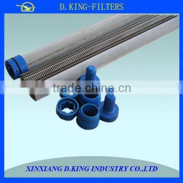 sintered mesh micron candle strainer for oil filtration