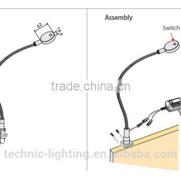 Led Reading Light for Bedside photo-3