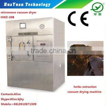 Microwave Vacuum Drying Equipment For Herbals Extraction