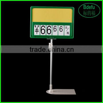 High Quality Promotional Display Stand Frames Sign Holder with Poster/small sign holder