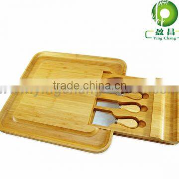 The Malvern bamboo cheese board set