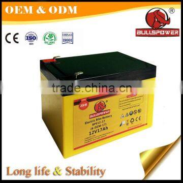 Electric bike battery 12v 20ah for electric vehicles