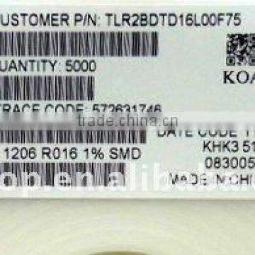 Resistor TLR2BDTD16L00F75