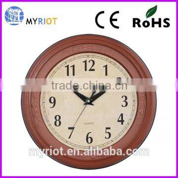 Art Decor Plastic Antique 17 Inch Wall Clock