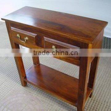 WOOD CONSOLE TABLE