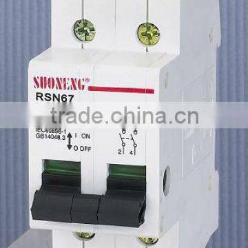ISO9001 isolator switch isolator mcb