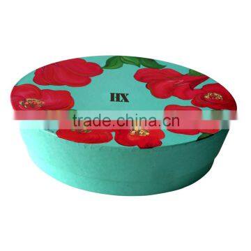 Small MOQ!Paper Cardboard Custom High Quality Green Rounded Flip-open Cover Cake Box photo-2