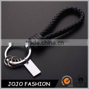 Custom logo high quality leather keychain