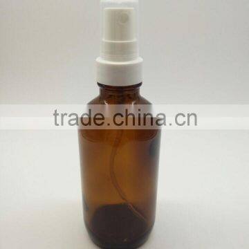 4oz amber boston oil bottle with cap