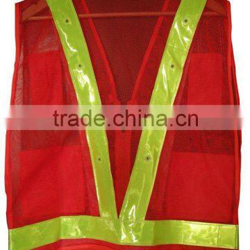 on the road mesh safety vest