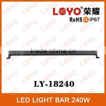 high power 240w led off road light bar for trucks, cars, atv, suv with CE, RoHs, IP67 12V auto led light bar                        
                                                Quality Choice