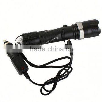 1174 New Multi Function Zoomable Police Torch Aluminum Flashlight With Window Breaking Head photo-2