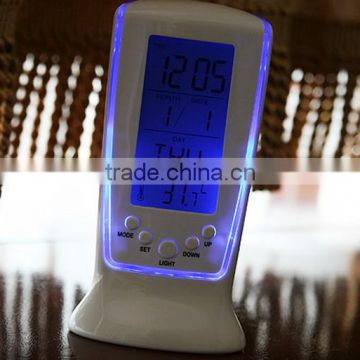 hot sale Digital Type and ABS Material lcd led alarm clock wake up light