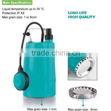 high quality clear water pump compact submersible utility