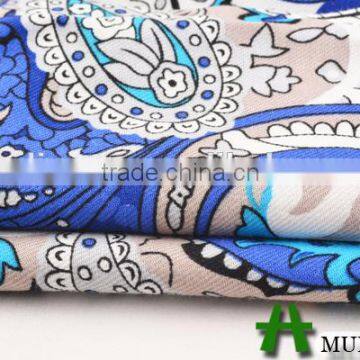 Shaoxing Textile Woven Paisley Print Rayon Twill Fabric photo-2