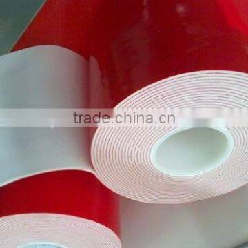 1.0mm White Double-sided PE Foam Tape with Red film