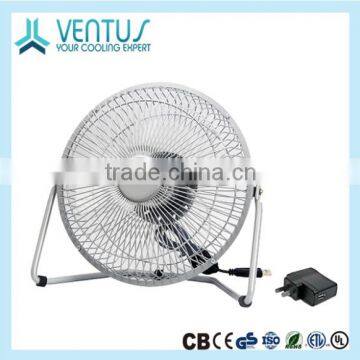 Foshan 8 inch/200mm DC 12V USB mini desk fan/DC fan