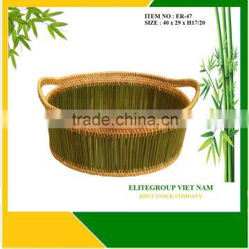 High quality PP rattan basket with EliteGroup.