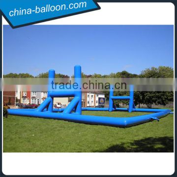 inflatable rugby goal post / customized inflatable rugby pitch with goal