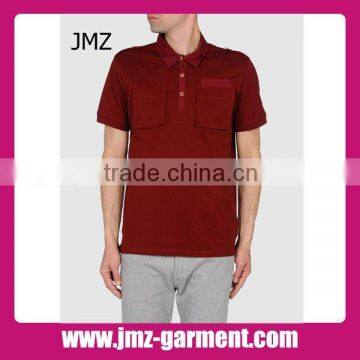 Polyester cotton men's polo shirt factory