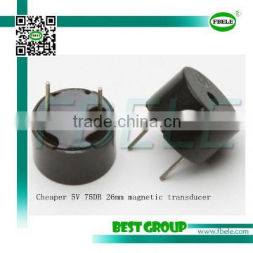 Cheaper 5V 75DB 26mm magnetic transducer FBMMB2618E