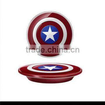 New arrival Captain America wireless charger, ironman qi charger pad from shenzhen factory