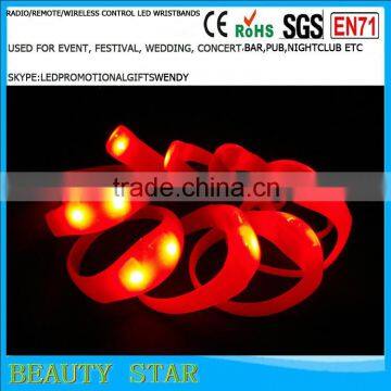Hot Selling Led Bracelet Logo,customized Led Bracelet Logo,radio/remote/wireless Led Bracelet Logo for Party,festival photo-2