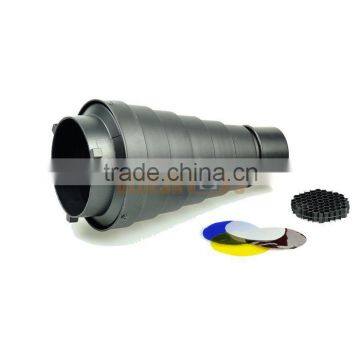 Photo Studio Strobe Flash Light Aluminum Snoot