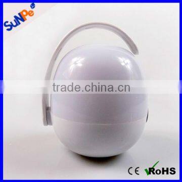 Mini wireless colorful round shape portable bluetooth speaker with led light