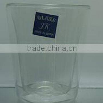 High temperature resistant high borosilicate glass double cup